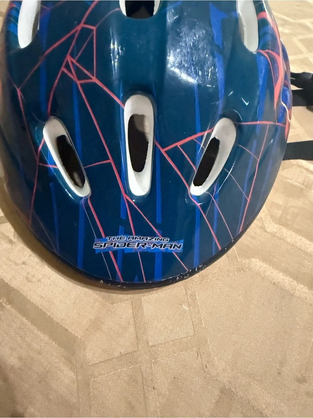Youth small Spider-Man bike helmet